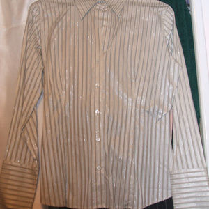 New York & Company striped shirt new with tags! Lg